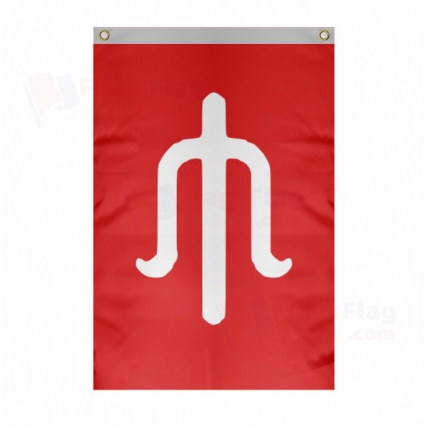 Alleged Large Size Flag Hanging on Building