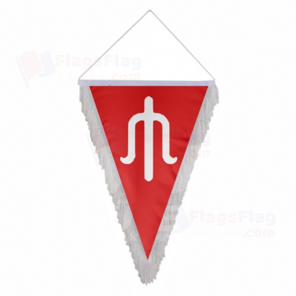 Alleged Triangle Fringed Streamers