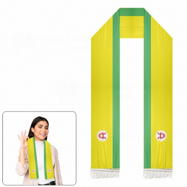 Altai People Scarf Digital Printing