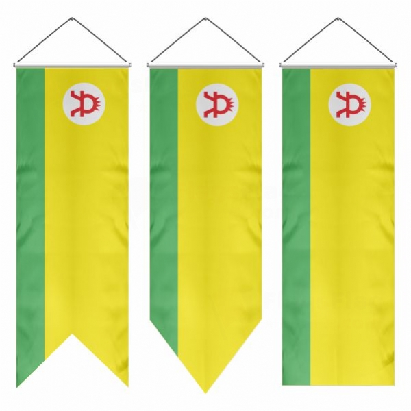 Altai People Swallowtail Flags