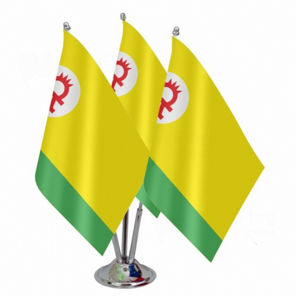 Altai People Triple Table Flag