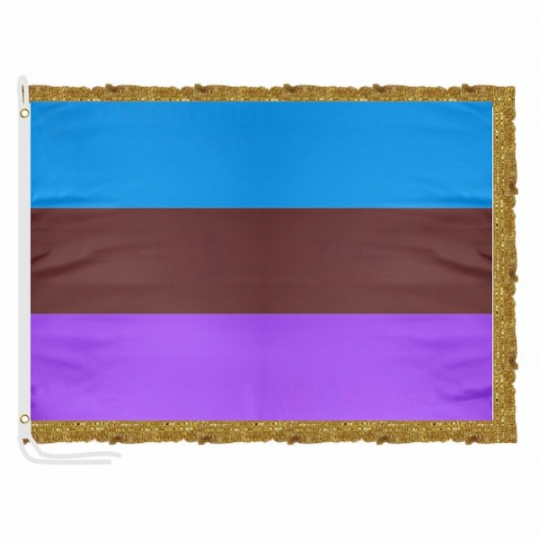 Androsexual Satin Office Flag