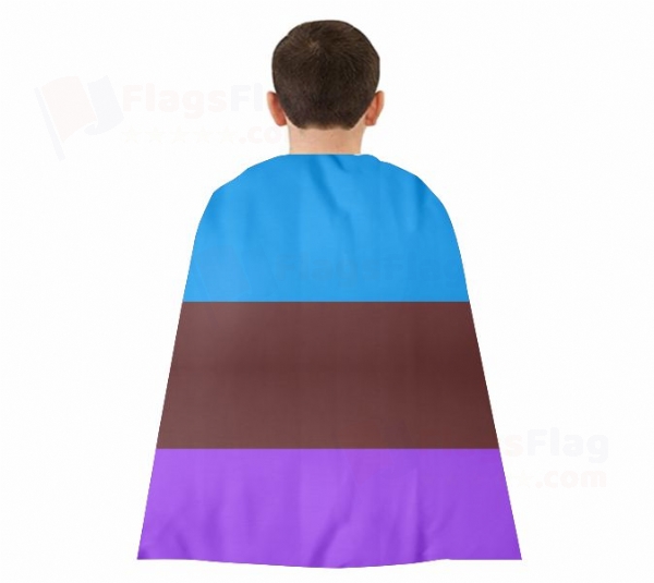 Androsexual Woven Fabric Cloak Digital Printing