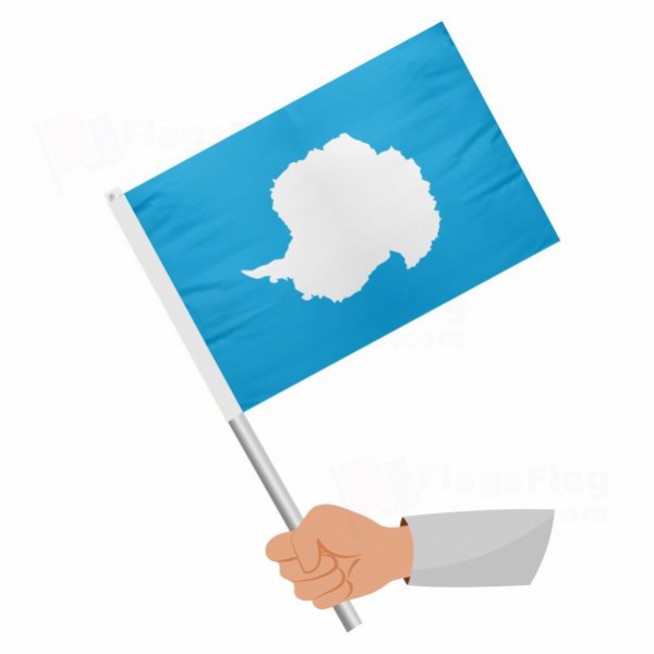 Antarctica Stick Flag
