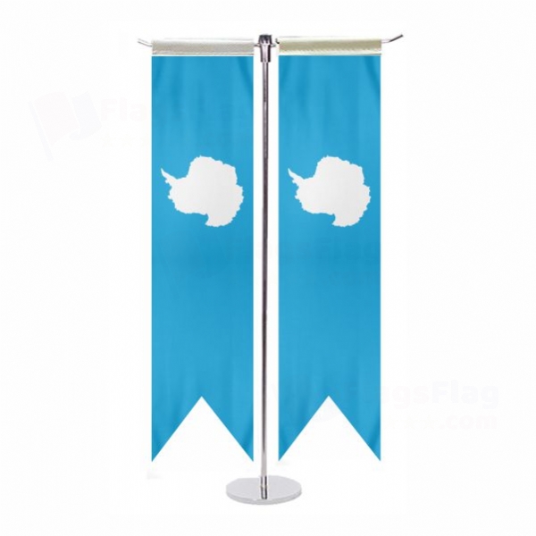 Antarctica T Table Flags