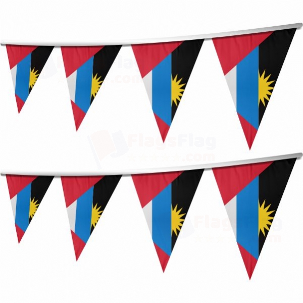 Antigua and Barbuda Stringed Triangle Flag