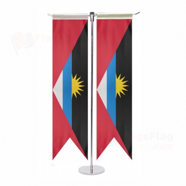 Antigua and Barbuda T Table Flag