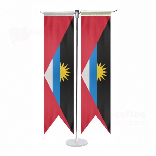 Antigua and Barbuda T Table Flags