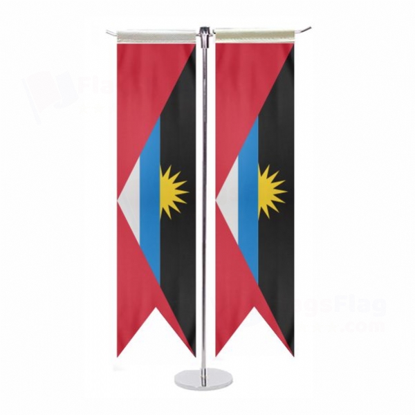 Antigua and Barbuda T Table Flags