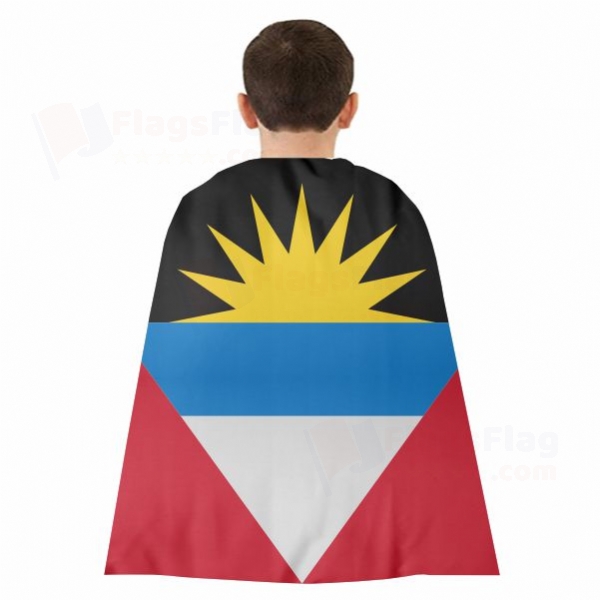 Antigua and Barbuda Woven Fabric Cloak Digital Printing