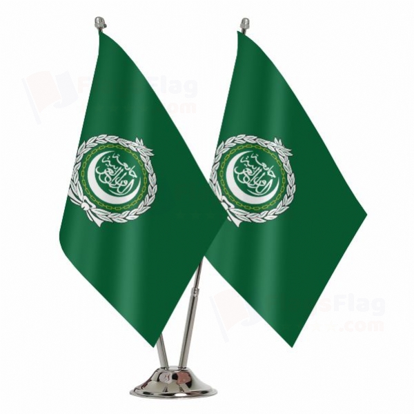 Arab League 2 Table Flags