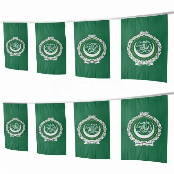 Arab League Square String Flags