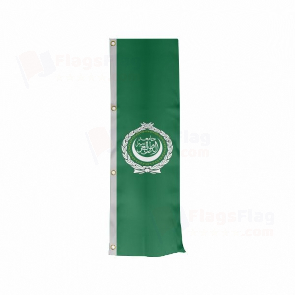 Arab League Vertically Raised Flags