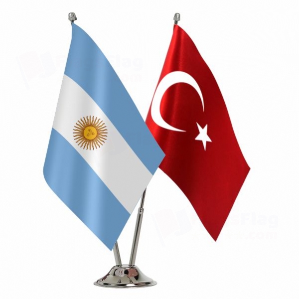 Argentina 2 Table Flags