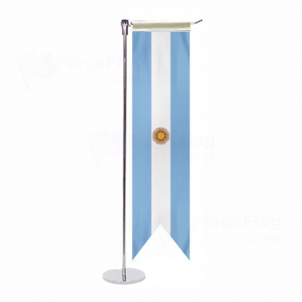 Argentina L Table Flag