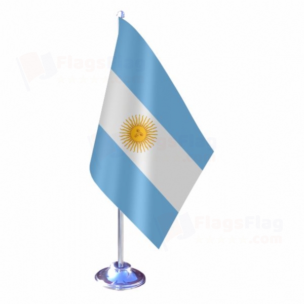 Argentina Single Table Flag
