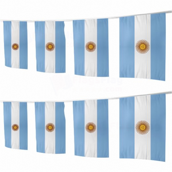 Argentina Square String Flags
