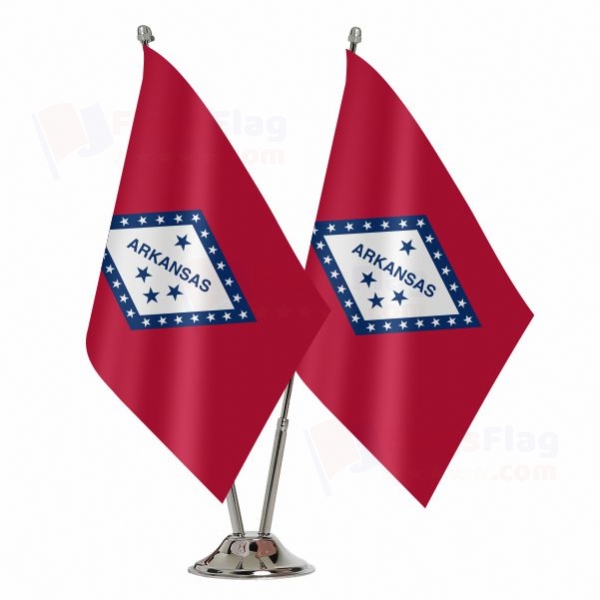 Arkansas Binary Table Flag