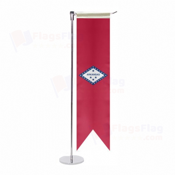 Arkansas L Table Flag