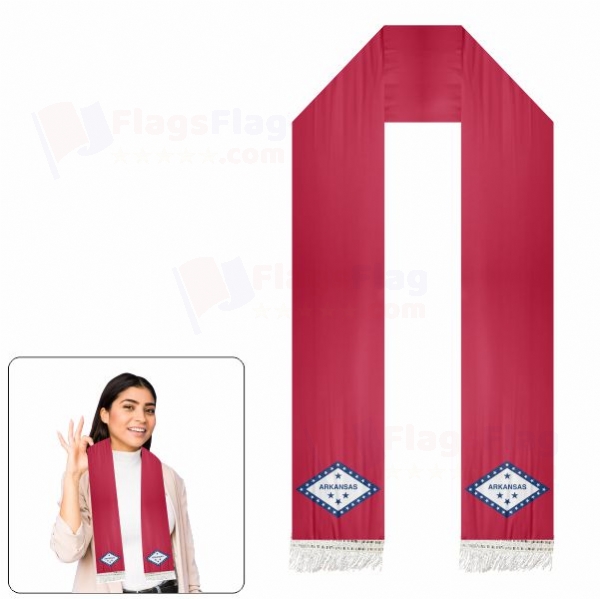 Arkansas Scarf Digital Printing