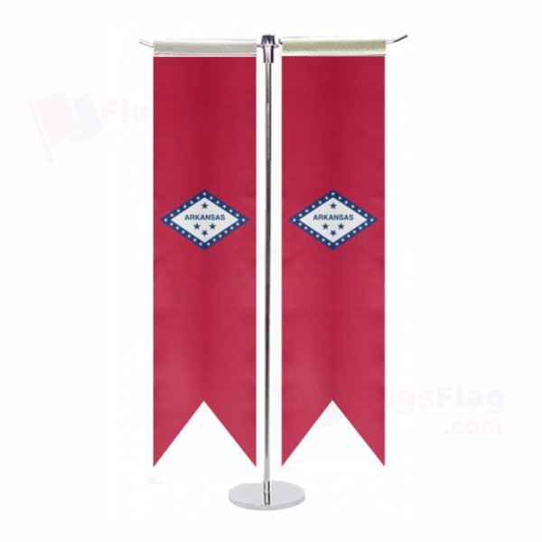 Arkansas T Table Flags