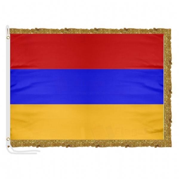 Armenia Satin Office Flag