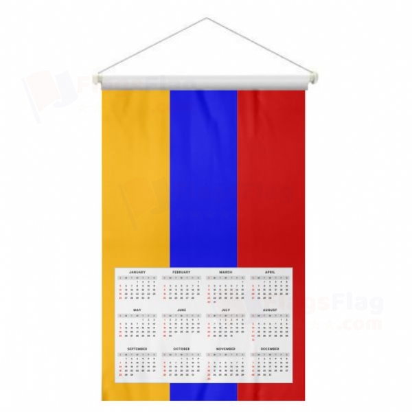Armenia Woven Fabric Digital Printing Calendar