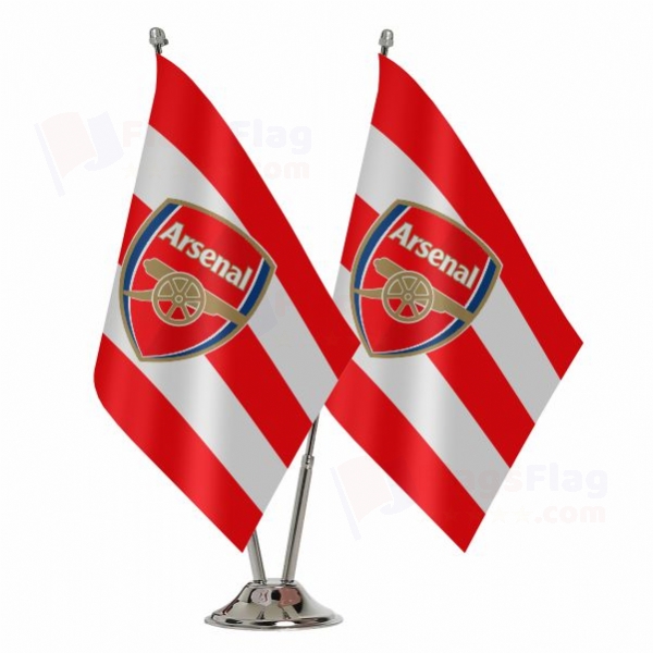 Arsenal FC 2 Table Flags