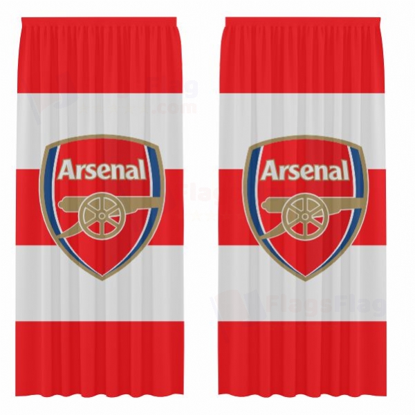 Arsenal FC Digital Printed Curtains
