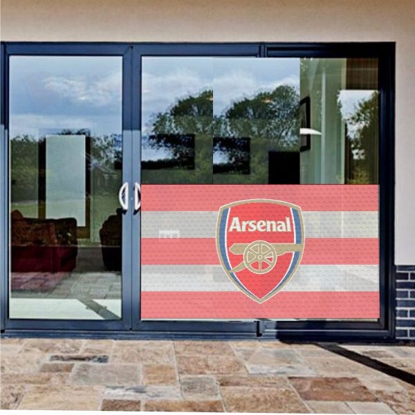 Arsenal FC Glass Film Arsenal FC One Way Vision Printing