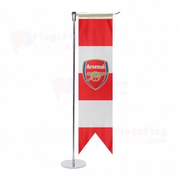 Arsenal FC L Table Flag