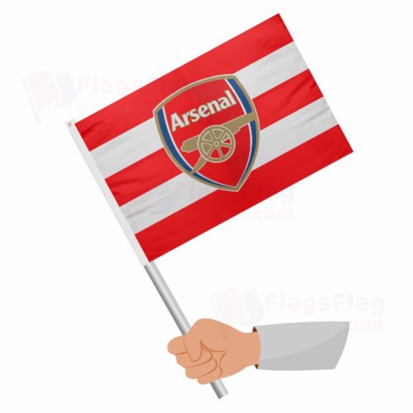 Arsenal FC Stick Flag