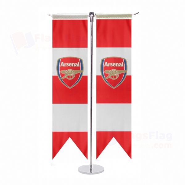Arsenal FC T Table Flag