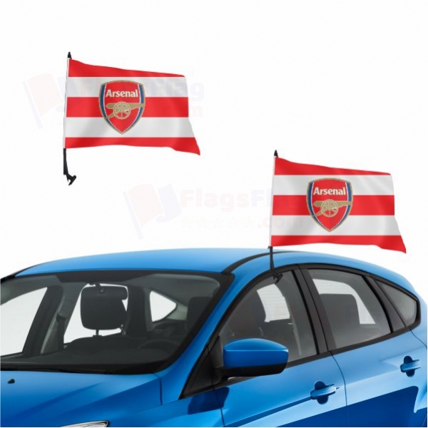 Arsenal FC Vehicle Convoy Flag