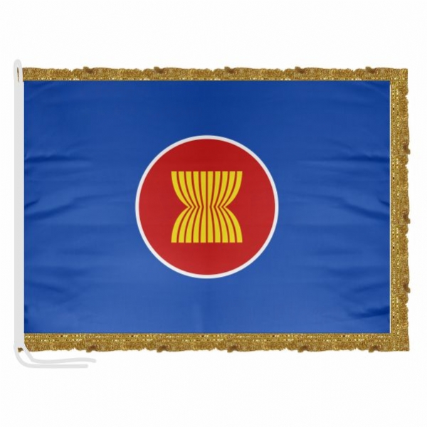 Asean Satin Office Flag
