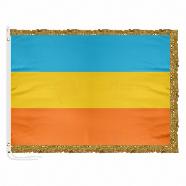 Atlantium Satin Office Flag