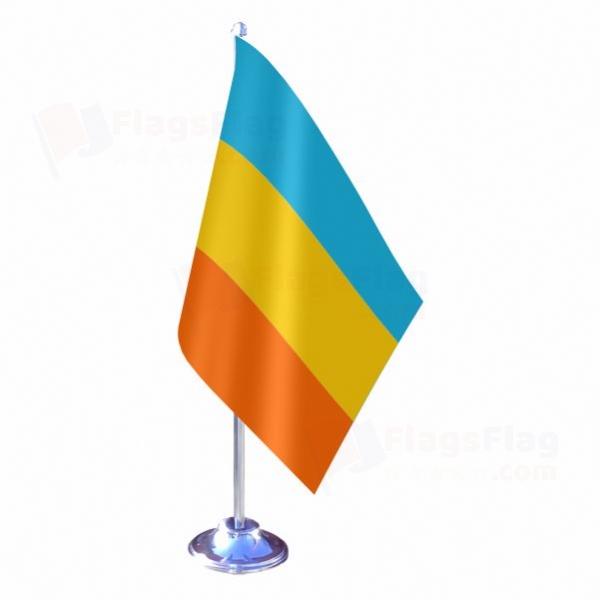 Atlantium Single Table Flag