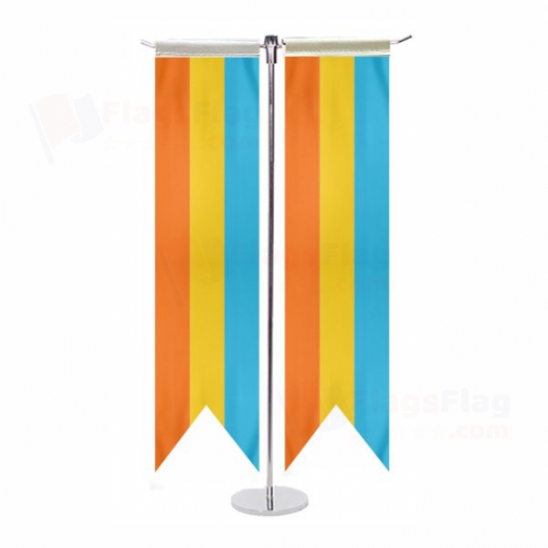 Atlantium T Table Flag