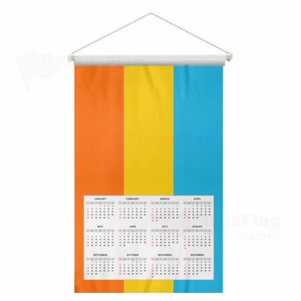 Atlantium Woven Fabric Digital Printing Calendar