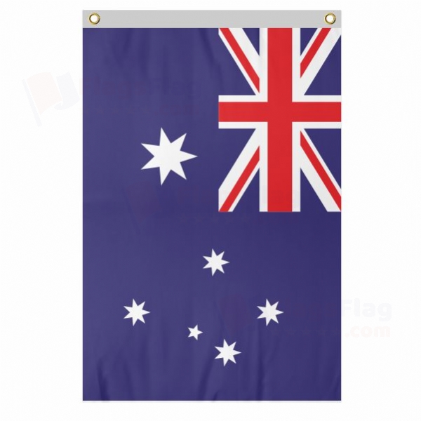Australia Large Size Flag Hanging on Building