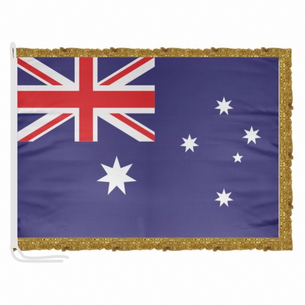 Australia Satin Office Flag