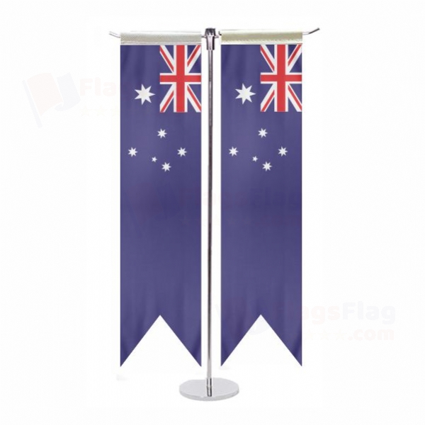 Australia T Table Flags
