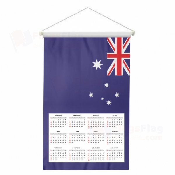 Australia Woven Fabric Digital Printing Calendar