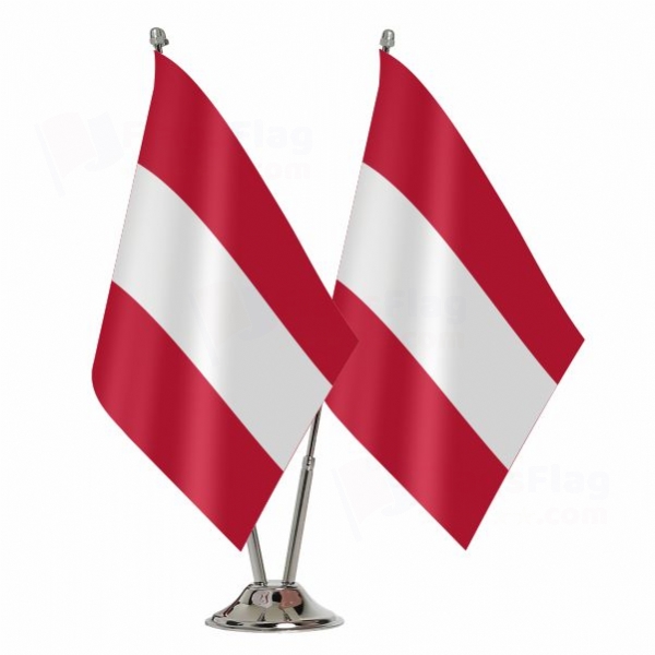 Austria Binary Table Flag