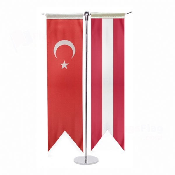 Austria T Table Flag