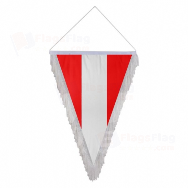Austria Triangle Fringed Streamers