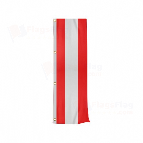 Austria Vertically Raised Flags