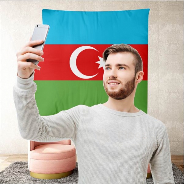 Azerbaijan Background Selfie Shooting Landscapes