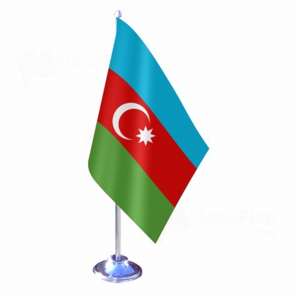 Azerbaijan Single Table Flag