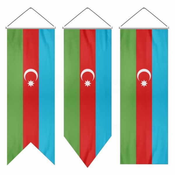 Azerbaijan Swallowtail Flags